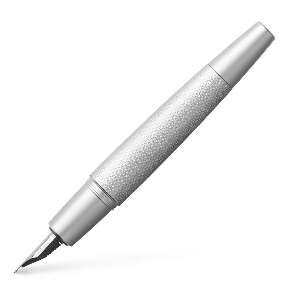 FABER-CASTELL Füllfederhalter "E-Motion Pure Silver"