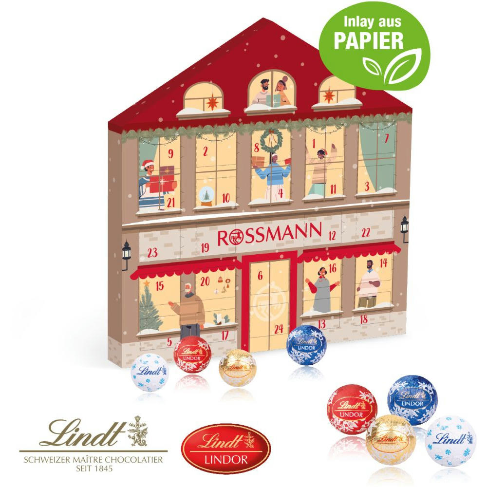 LINDT Adventskalender „Weihnachtshaus“ Organic