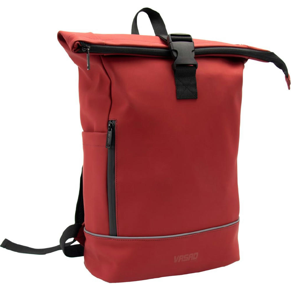 VASAD Style Rolltop Backpack, Burgunderrot
