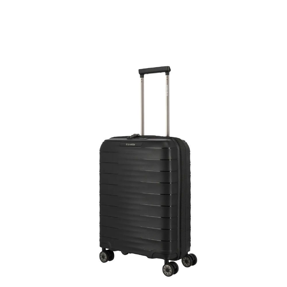 travelite MOOBY 4-Rollen Trolley S Schwarz