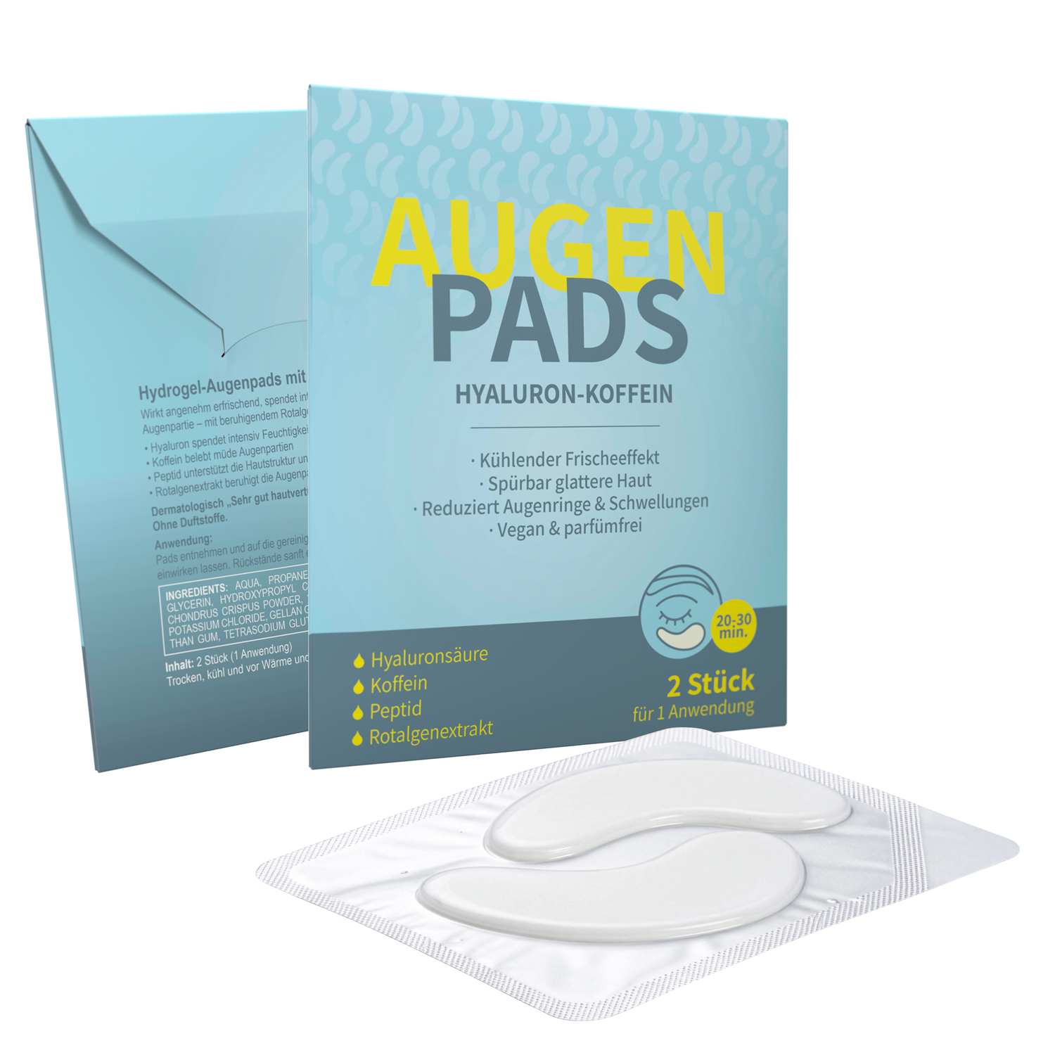 Augenpads "Hyaluron-Koffein"