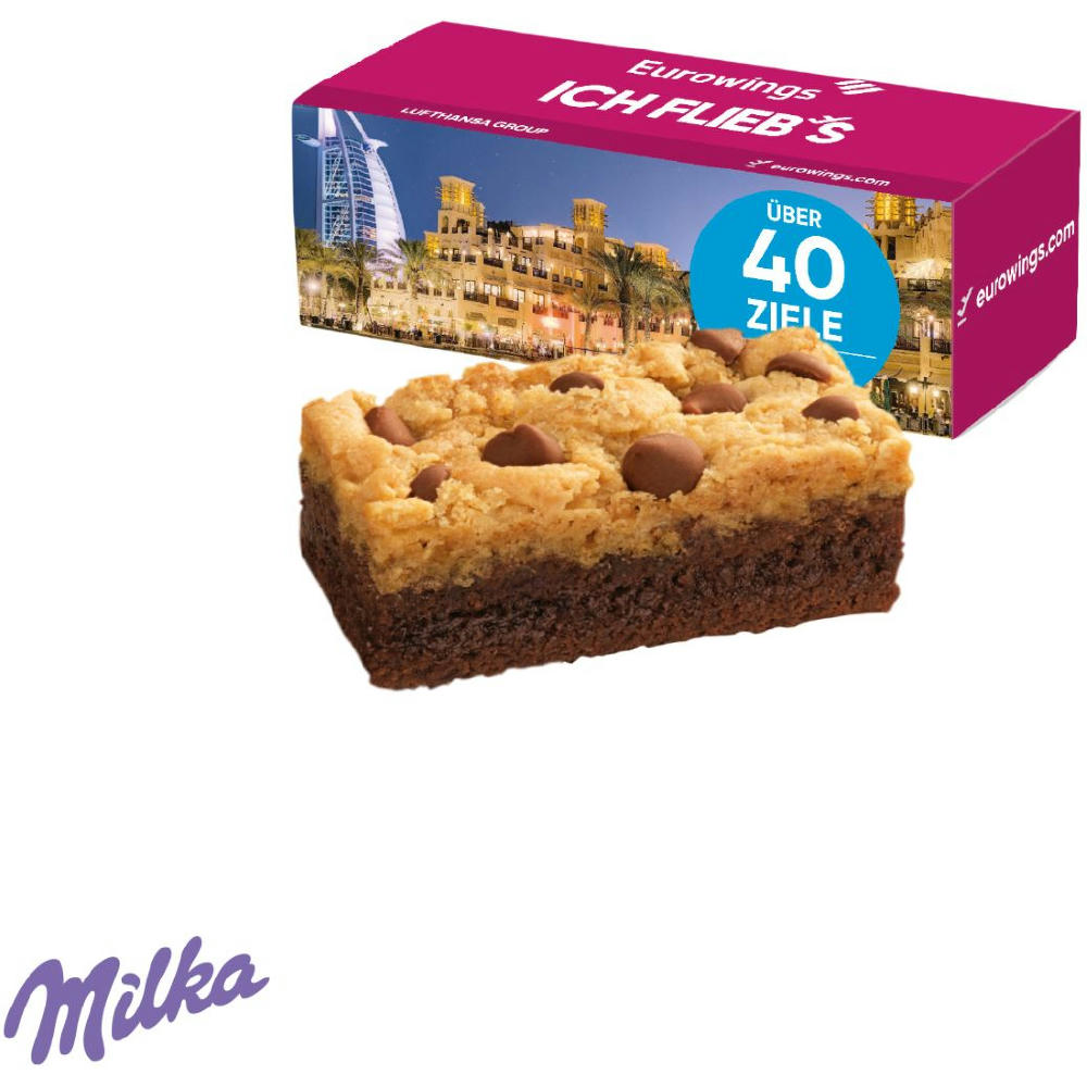 Milka Choco Brookie in Werbebox