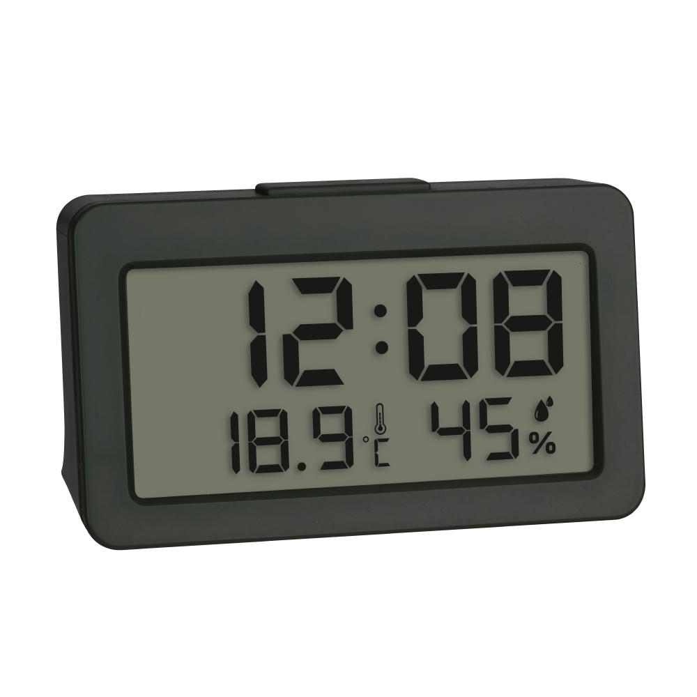 TFA Digitaler Mini-Wecker mit Temperatur und Luftfeuchtigkeit