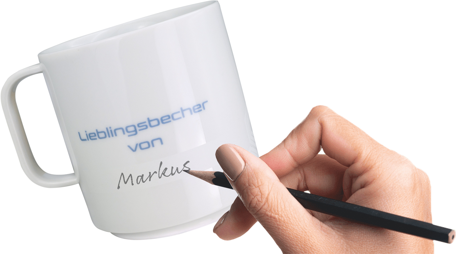 Porzellanbecher "Hamburg" Made in Europe