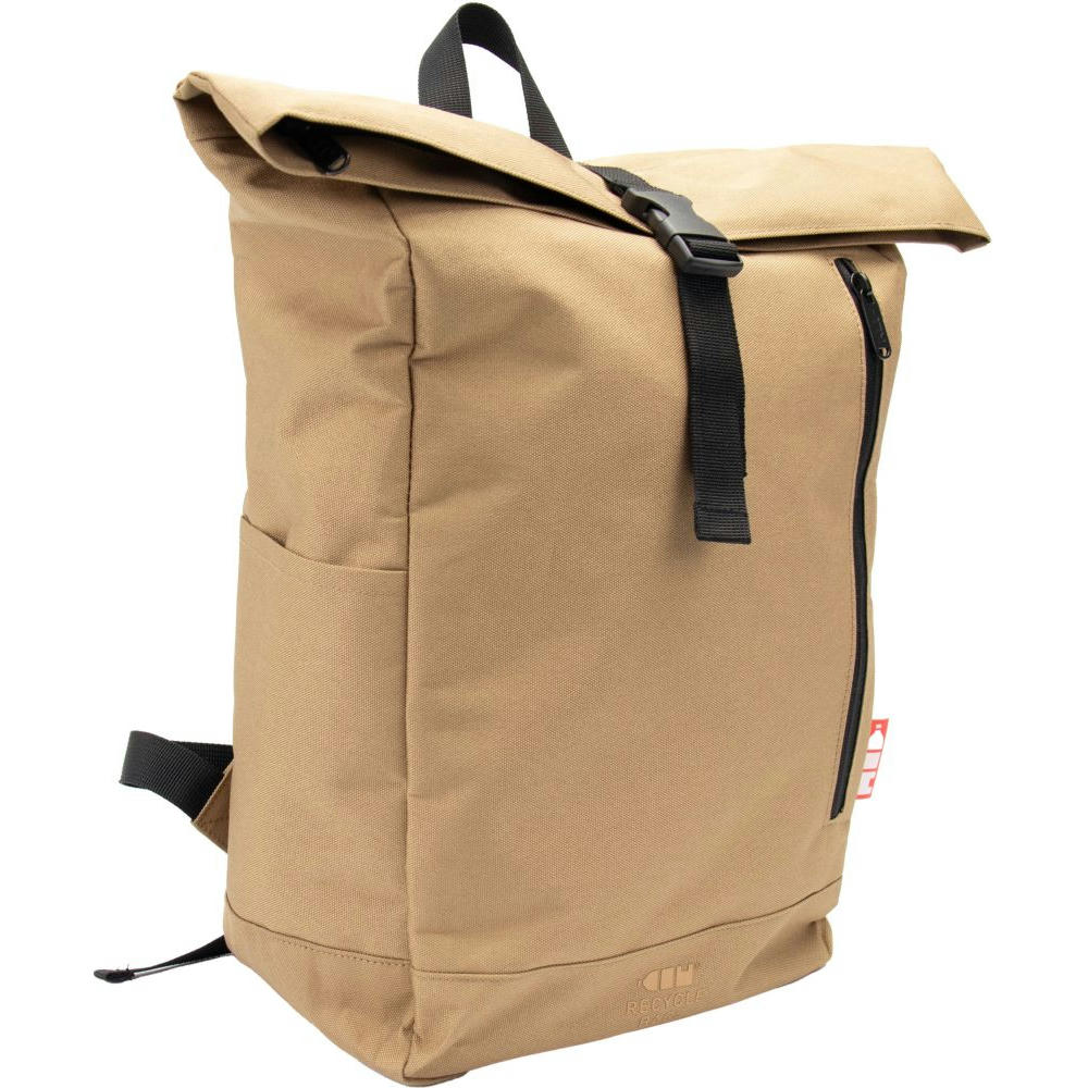 Recycle Bags Basic rolltop rucksack, Sand