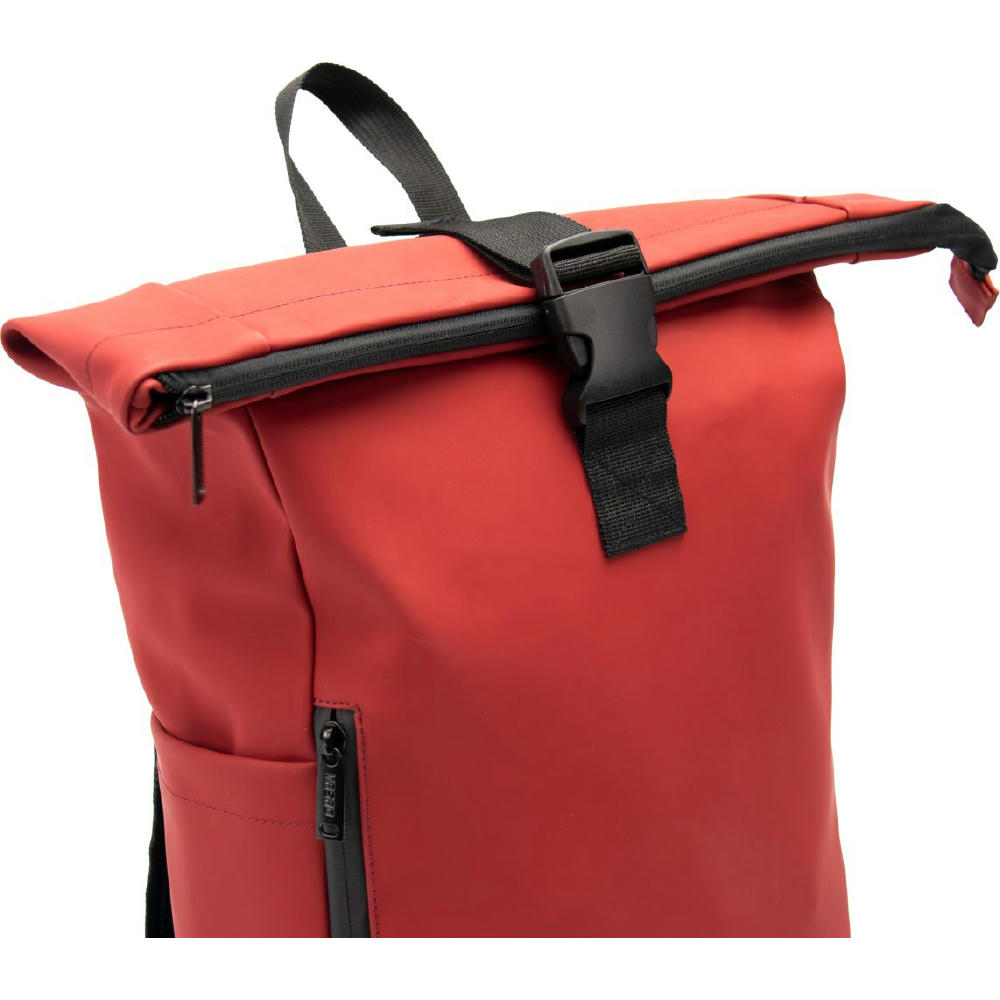 VASAD Style Rolltop Backpack, Burgunderrot