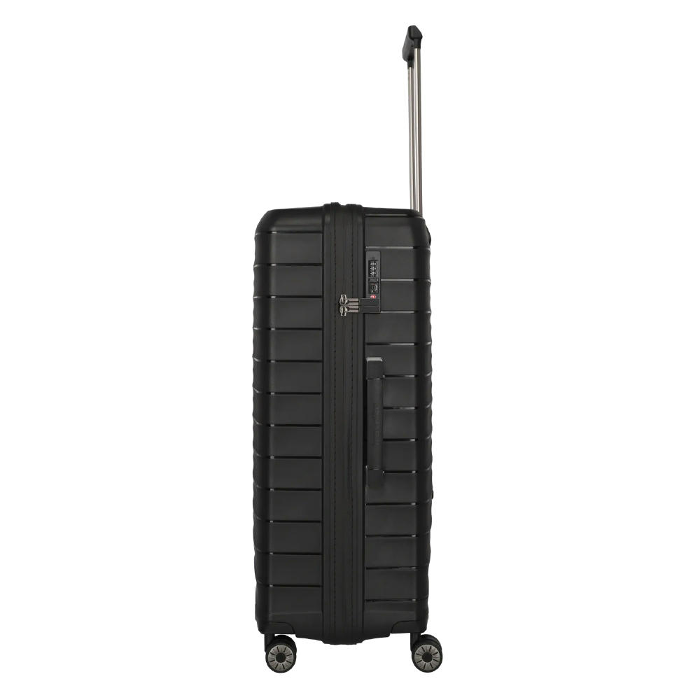 travelite MOOBY 4-Rollen Trolley L Schwarz