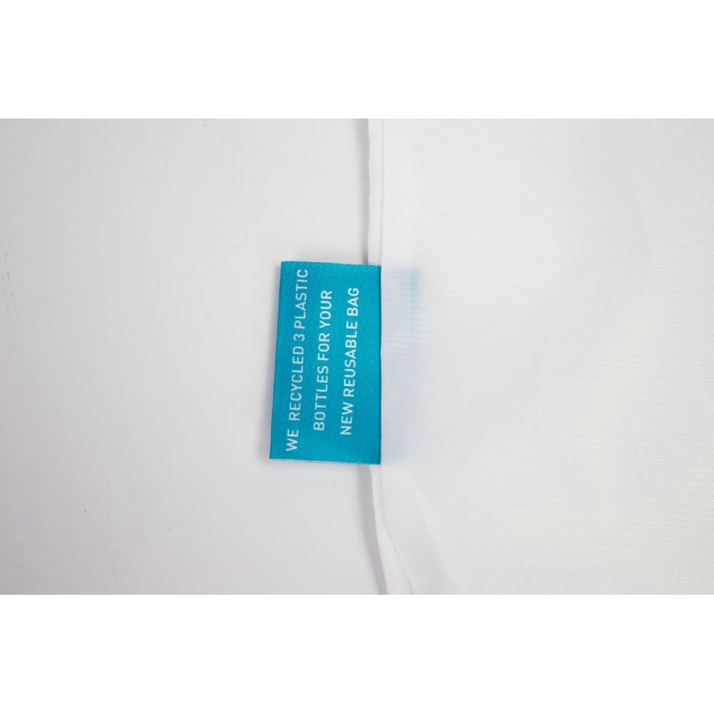 Recycle Bags Faltbare Umhängetasche RPET, Weiß